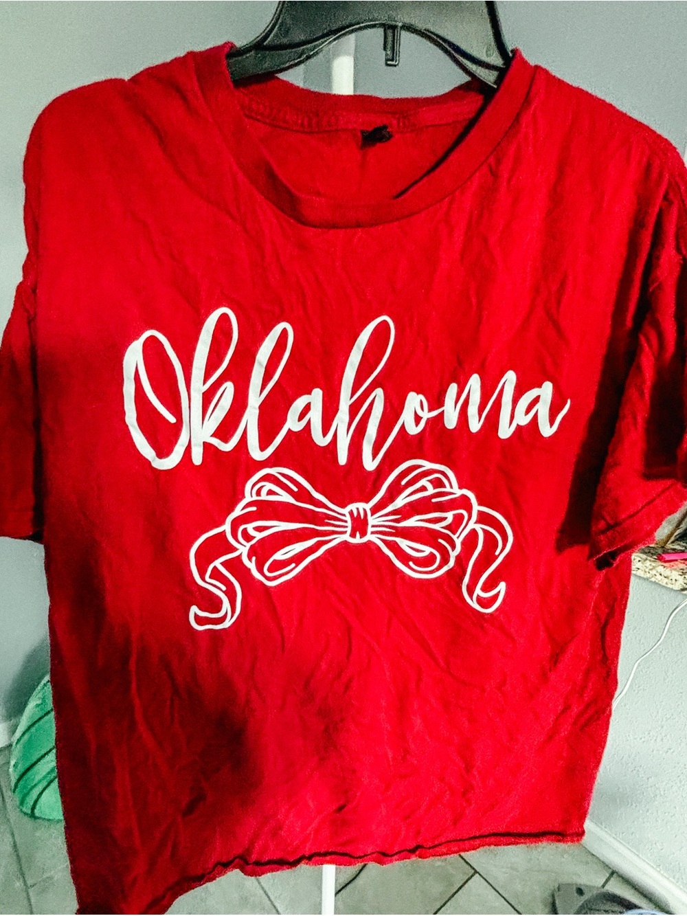 Oklahoma Red Short Sleeve Tee